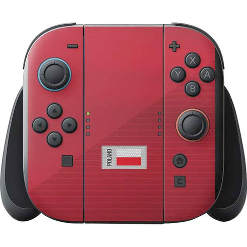 Poland Soccer Flag Nintendo Switch 2 (2025) with Joy-Con Skin